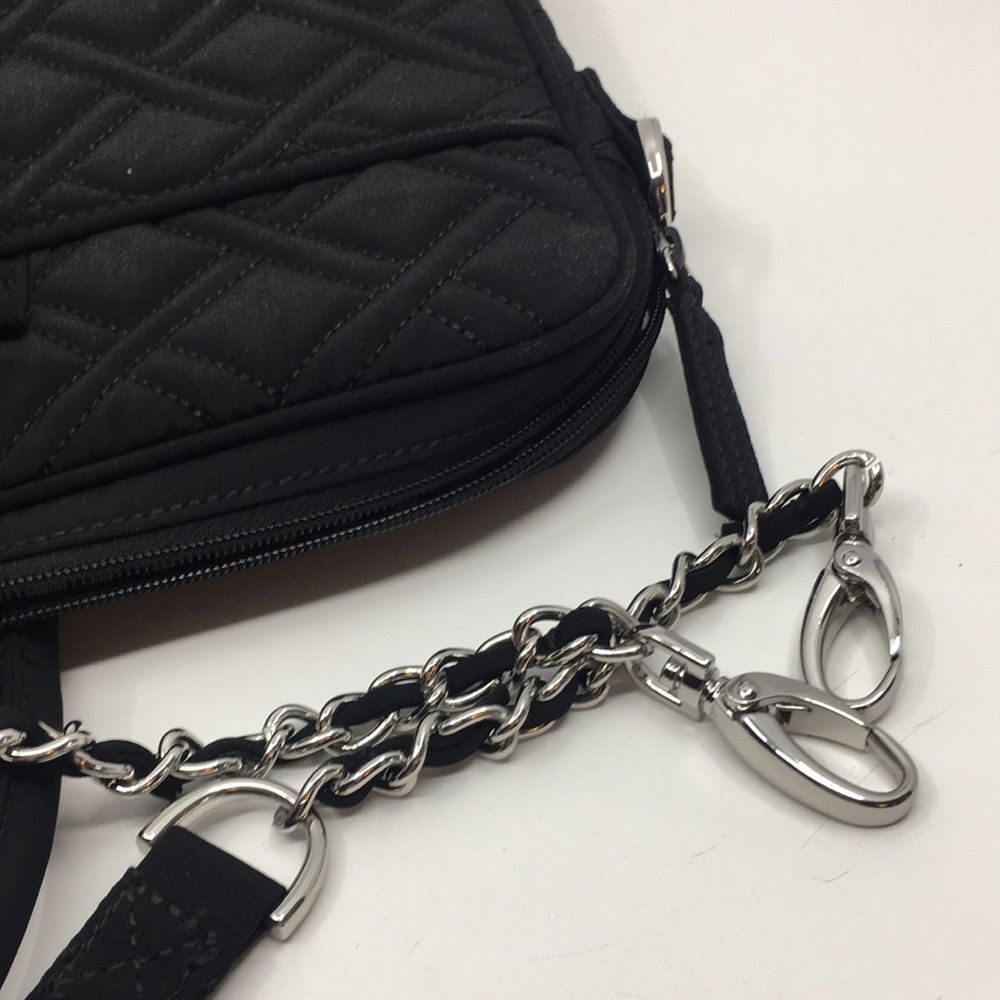 Vera Bradley Black Quilted Laptop Bag - Picture 8 of 15